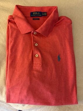 Polo Ralph Lauren Men's Size XL Classic Fit Soft Red Polo Shirt Soft